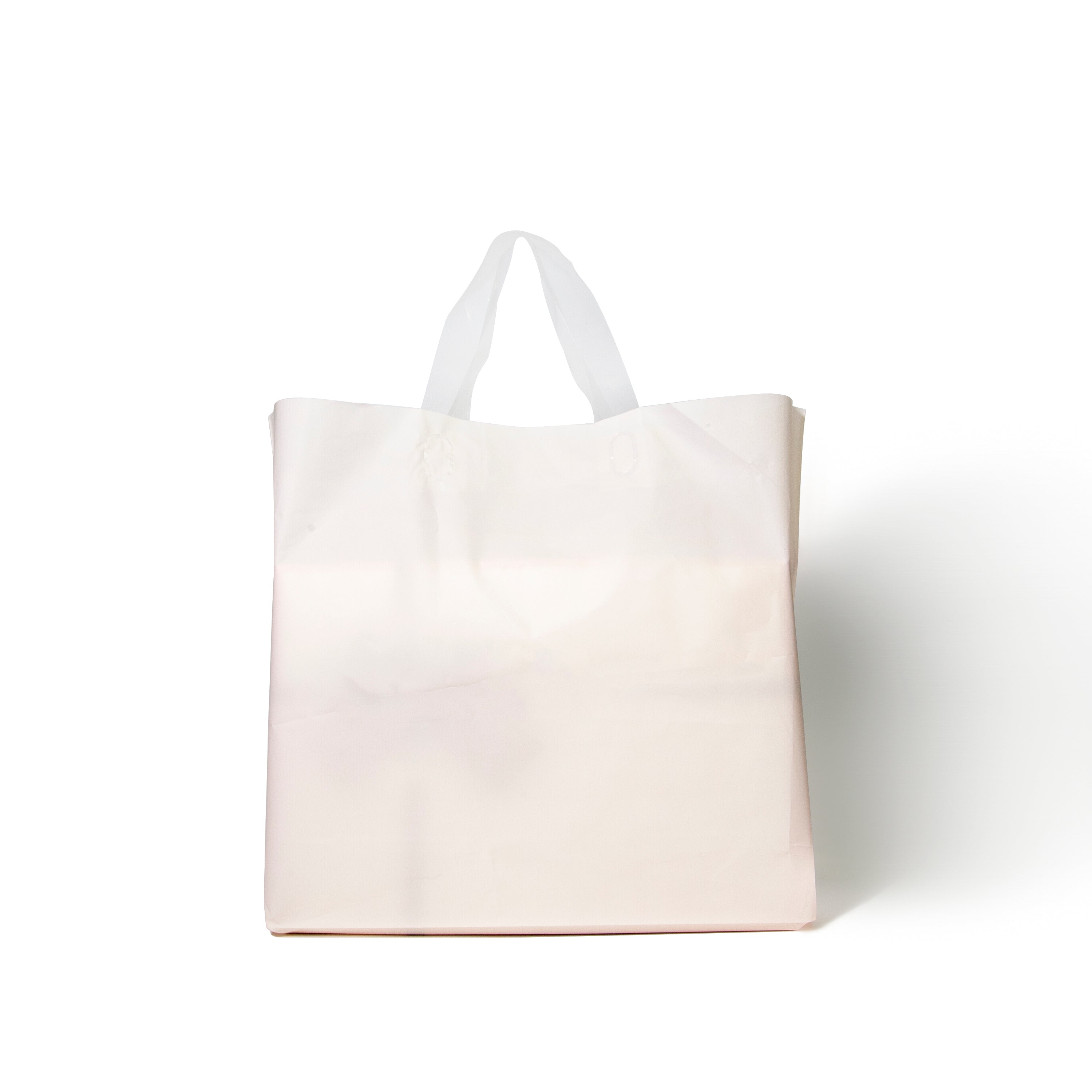 Matte Chlorinated Polyethylene Shopping Bags