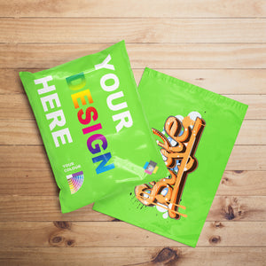 Glossy Green Poly Mailers