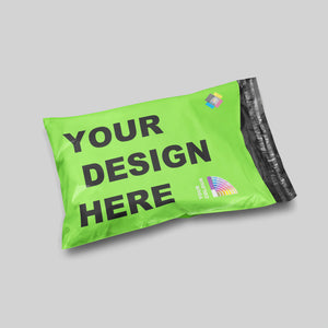 Glossy Green Poly Mailers