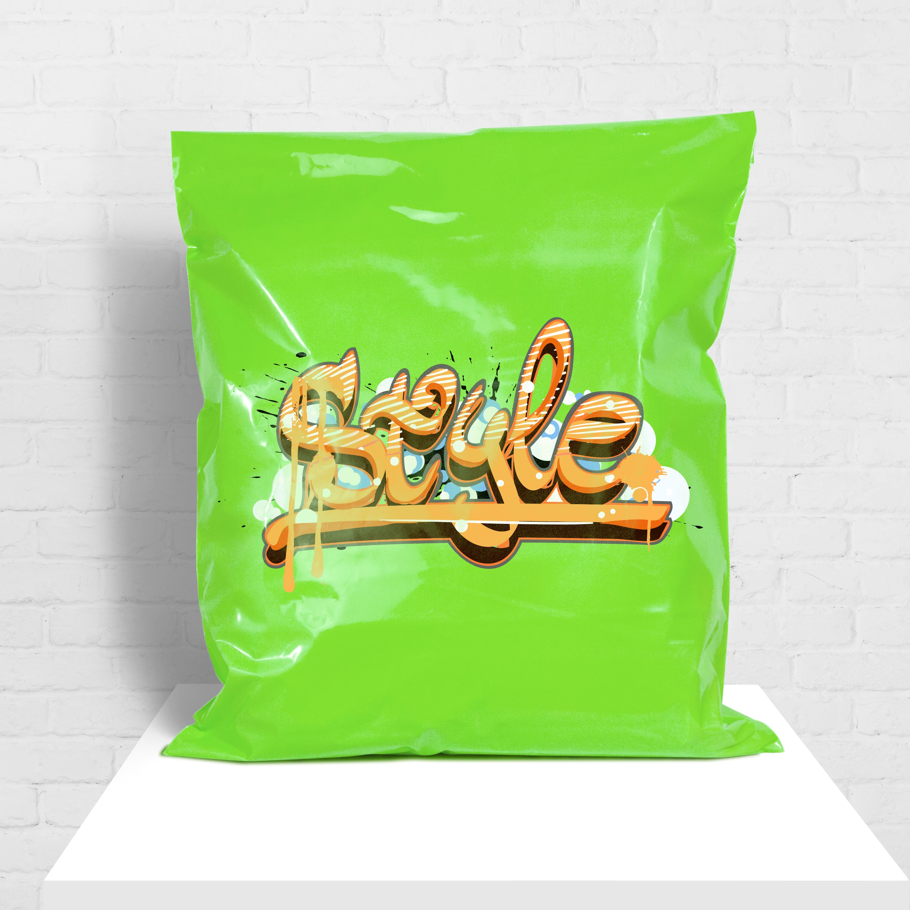 Glossy Green Poly Mailers